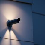 montaż kamery na elewacji
