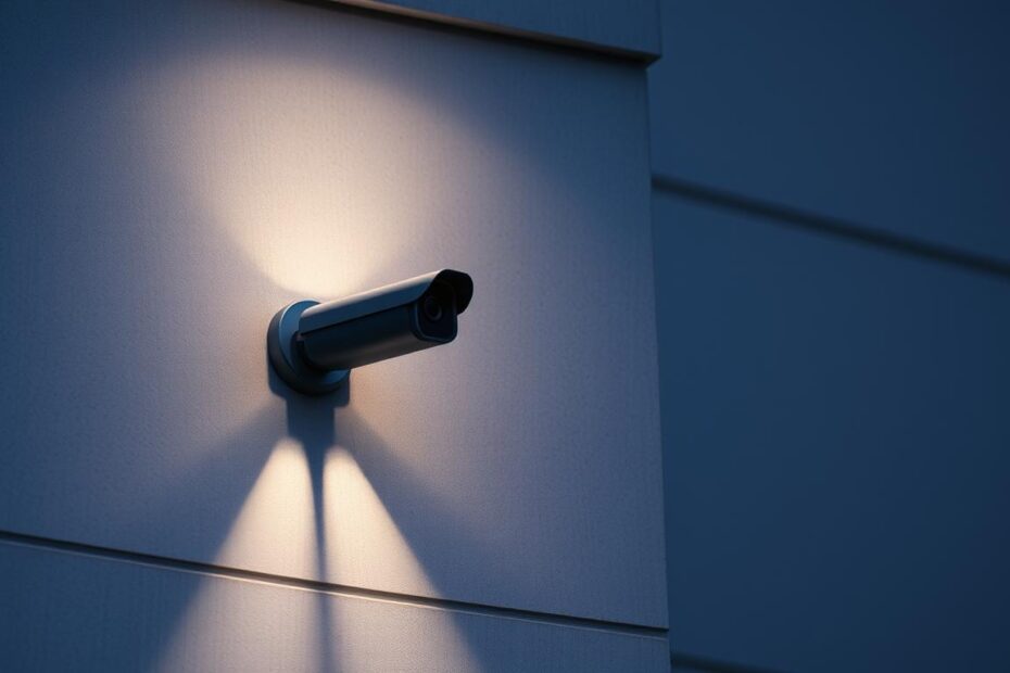 montaż kamery na elewacji