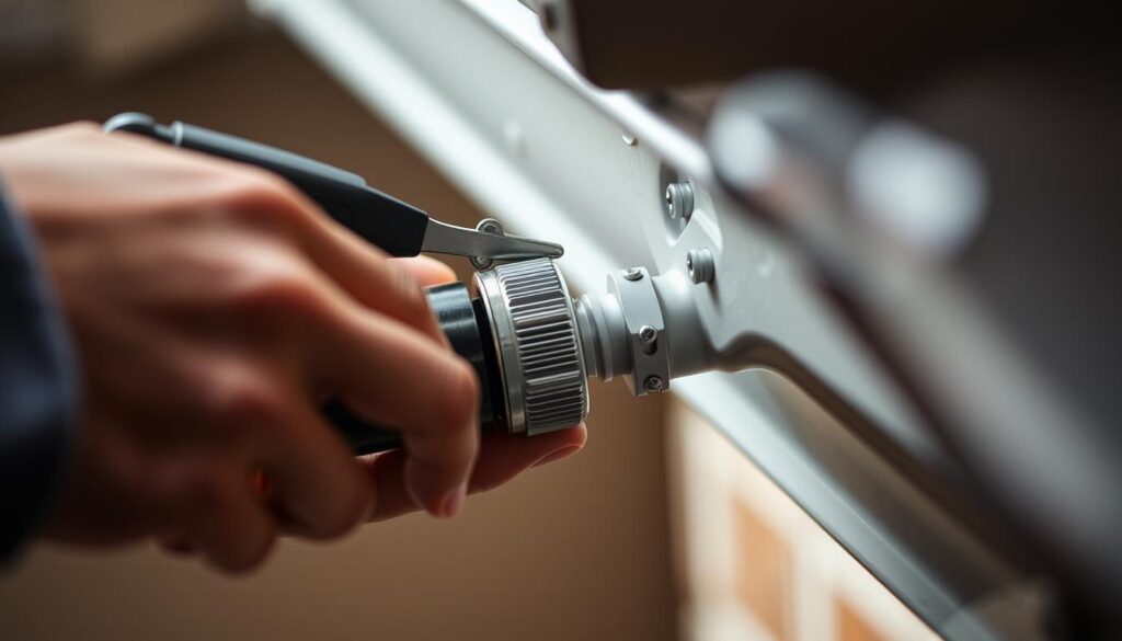 montaż sztucera rynny