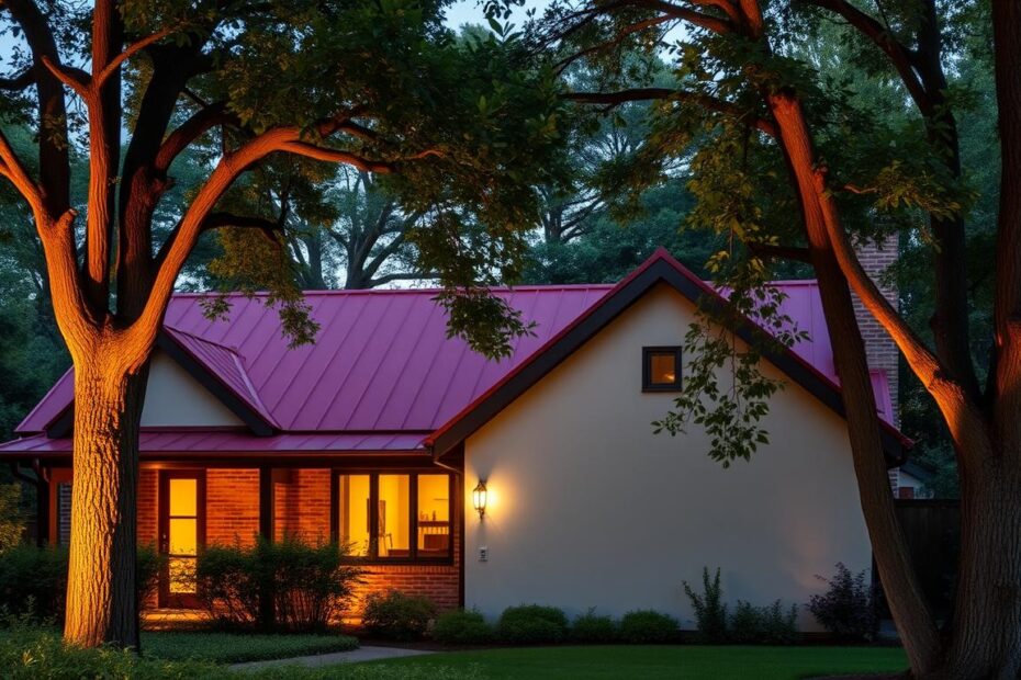 bordowy dach jaka elewacja