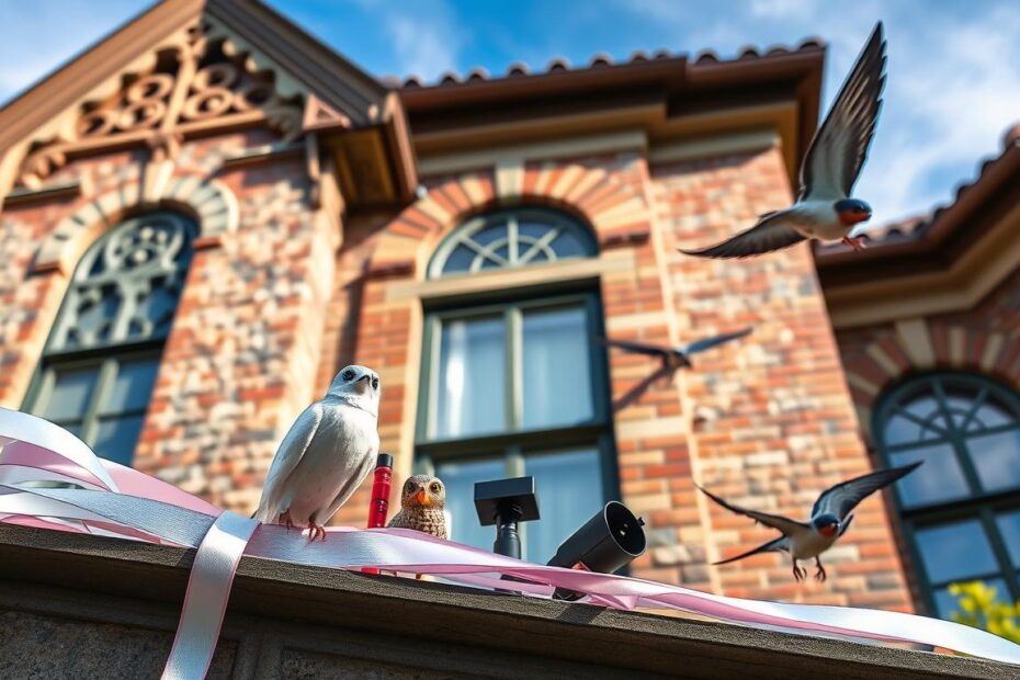 jak odstraszyć jaskółki z elewacji