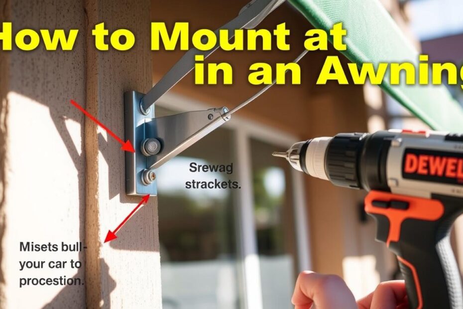 jak zamontować markize do elewacji