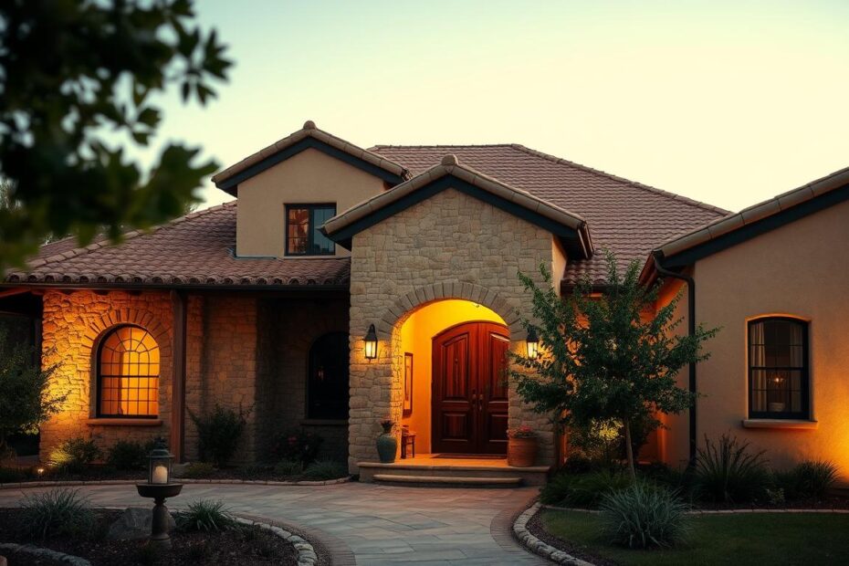 jaka elewacja do brązowego dachu