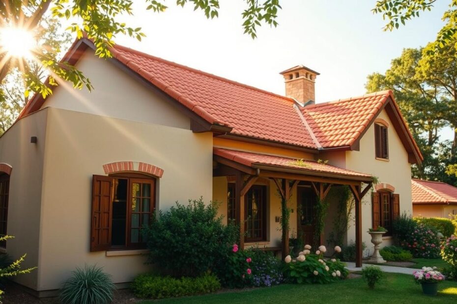 jaki kolor elewacji do brązowego dachu i brązowych okien