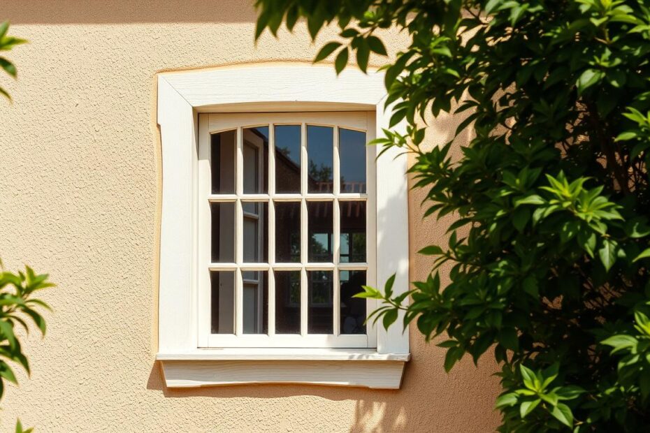 okna dąb bielony jaka elewacja