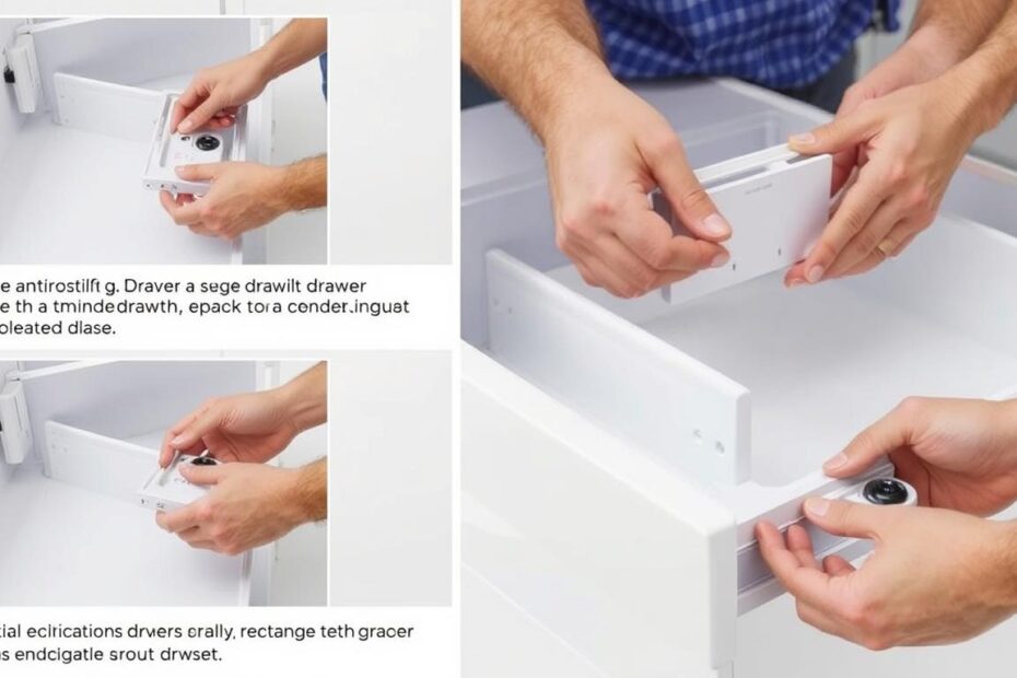 Jak rozebrać szufladę w lodówce indesit