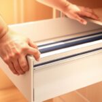 Jak włożyć szufladę na prowadnice blum