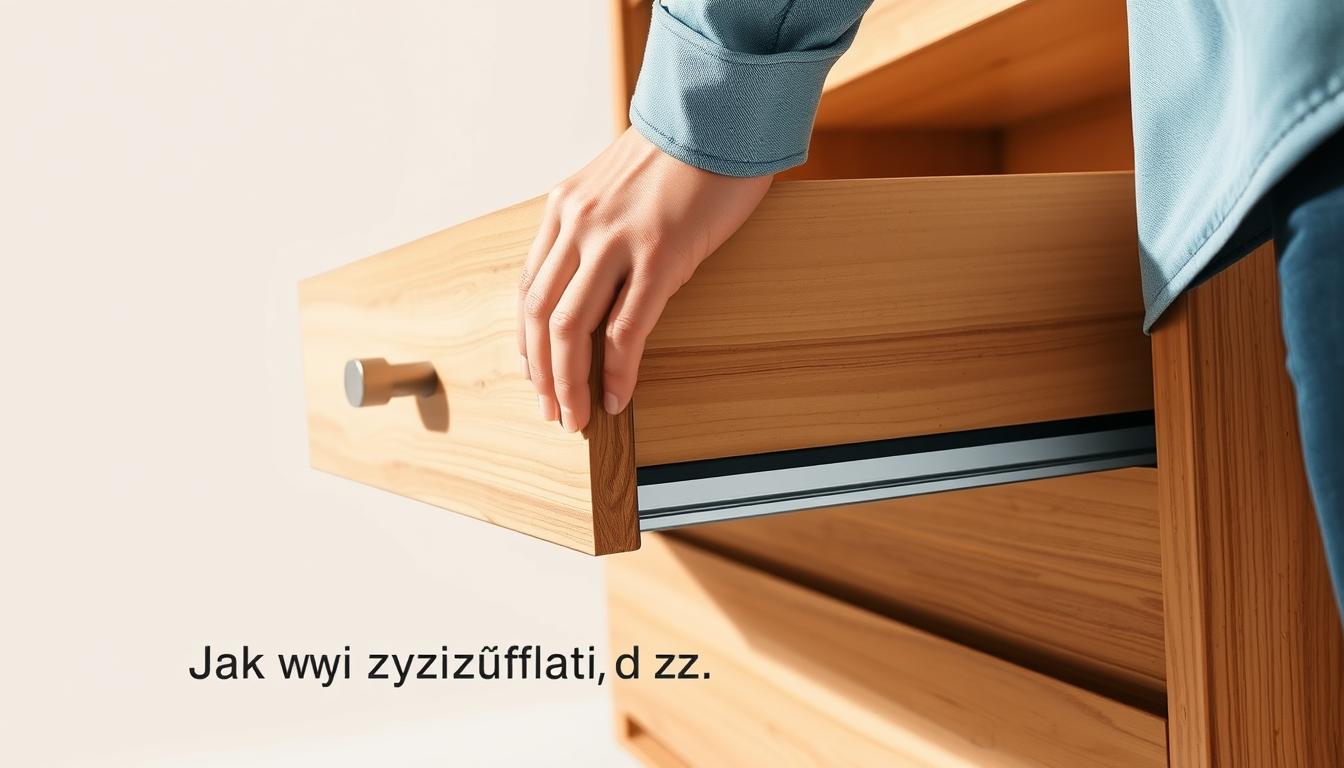 Jak wyjąć szufladę z prowadnicy