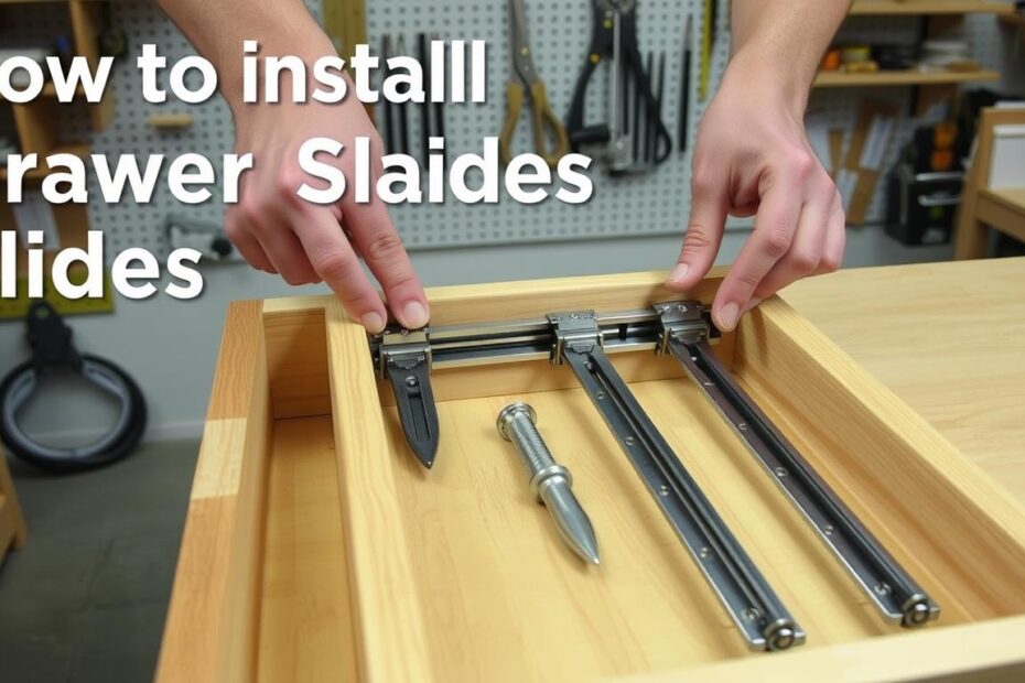 Jak zamontować prowadnice do szuflady