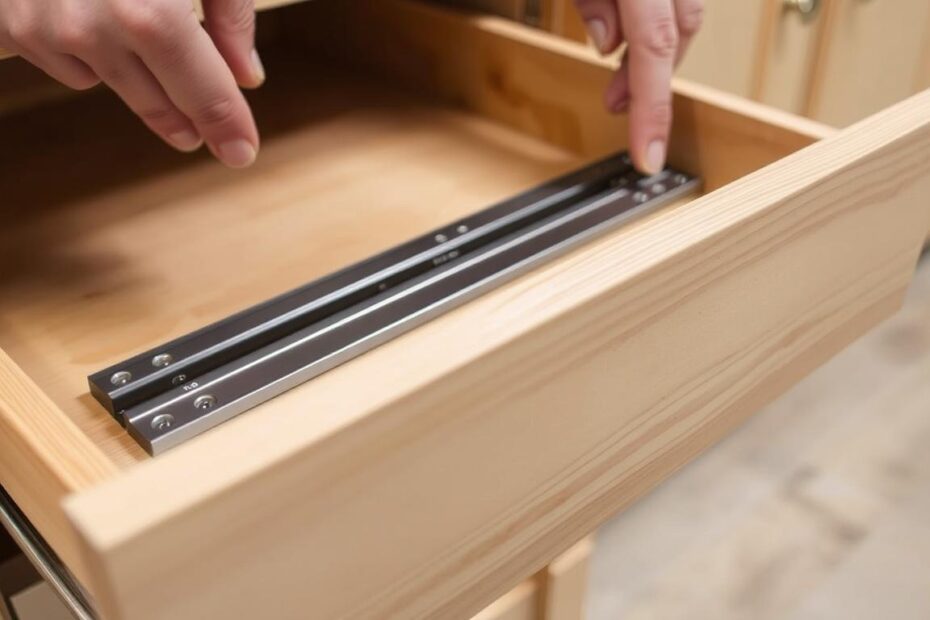 Jak zamontować prowadnice kulkowe do szuflad