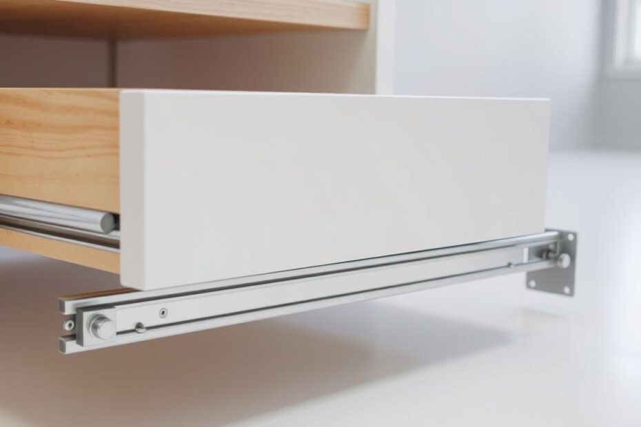 Jak zamontować prowadnice rolkowe do szuflad