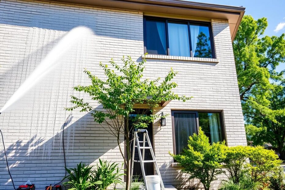 jak myć elewacje