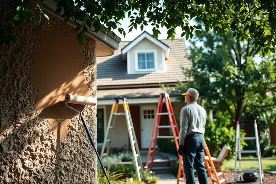 jak pomalować elewacje z baranka