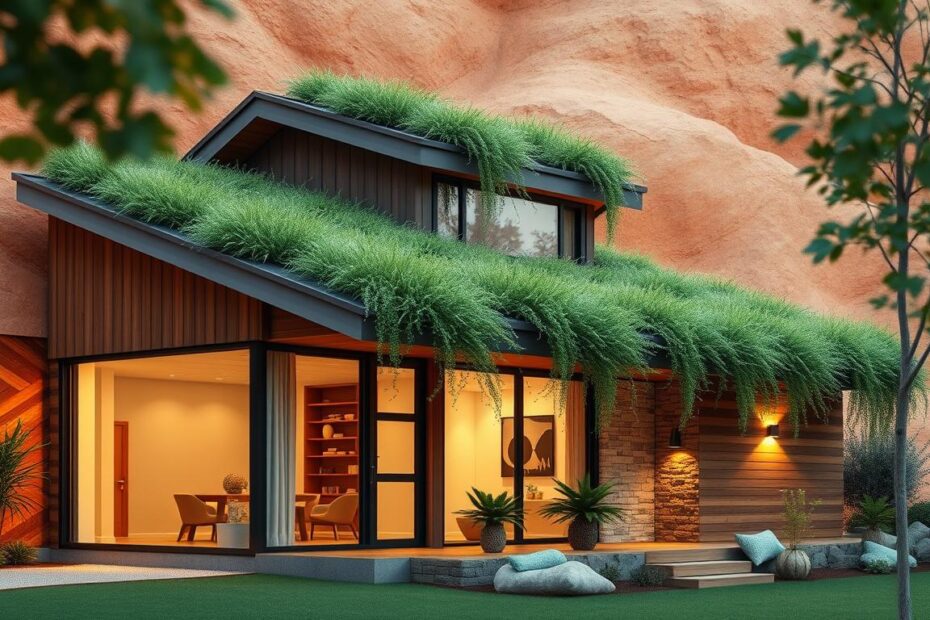 zielony dach jaka elewacja