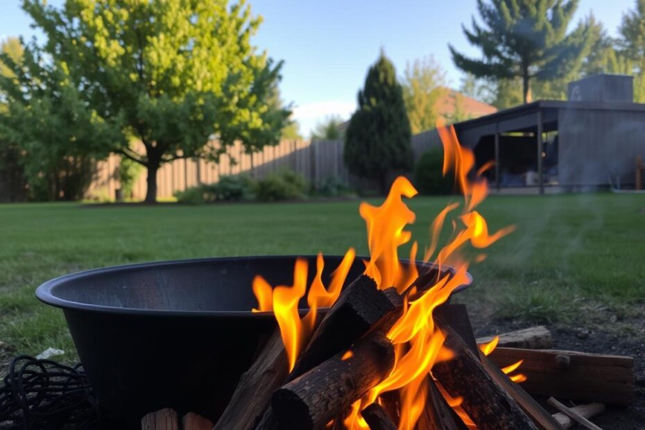 Czy można palić ognisko na własnej działce