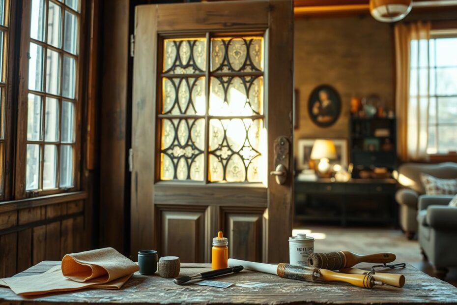 Jak odnowić stare drzwi z szybami