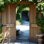 Jak wykorzystać stare drzwi w ogrodzie do oryginalnej aranżacji Jak wykorzystać stare drzwi w ogrodzie