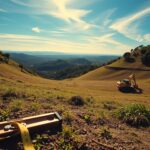 Jak wyrównać działkę ze spadkiem