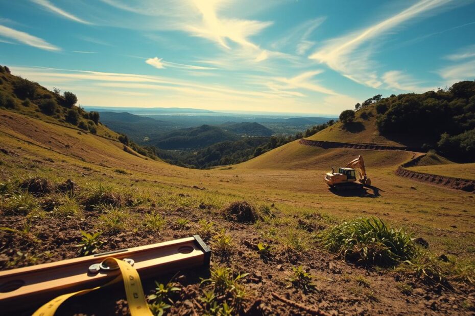 Jak wyrównać działkę ze spadkiem
