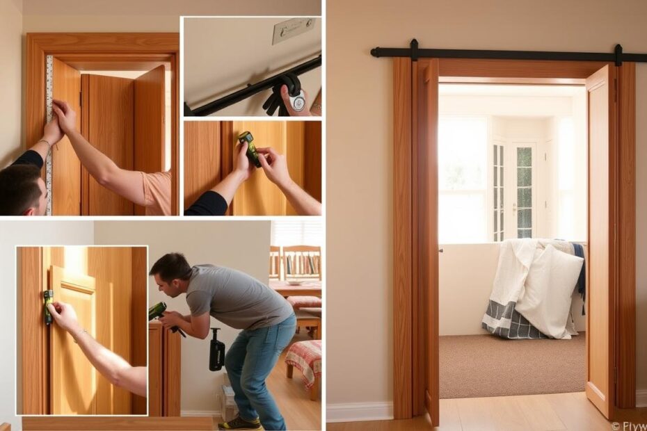 Jak zamontować drzwi harmonijkowe