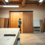 Jak zrobić drzwi przesuwne z płyty meblowej krok po kroku Jak zrobić drzwi przesuwne z płyty meblowej