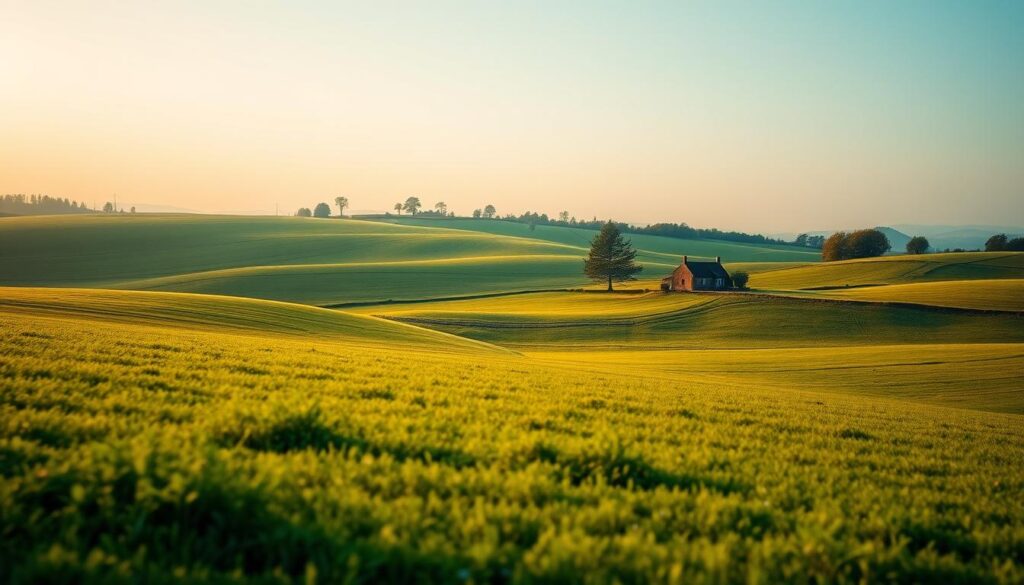A tranquil countryside setting with a picturesque plot of land in the foreground. The gently rolling hills and lush greenery create a serene, pastoral atmosphere. In the distance, a quaint farmhouse and a few scattered trees add to the idyllic charm. The lighting is soft and warm, casting a golden glow across the scene. The camera angle is slightly elevated, giving a panoramic view of the expansive, well-manicured property. The overall mood is one of peaceful contemplation, inviting the viewer to imagine the possibilities of this inviting, rural retreat. A tranquil countryside setting with a picturesque plot of land in the foreground. The gently rolling hills and lush greenery create a serene, pastoral atmosphere. In the distance, a quaint farmhouse and a few scattered trees add to the idyllic charm. The lighting is soft and warm, casting a golden glow across the scene. The camera angle is slightly elevated, giving a panoramic view of the expansive, well-manicured property. The overall mood is one of peaceful contemplation, inviting the viewer to imagine the possibilities of this inviting, rural retreat.