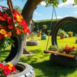 Co można zrobić z opony do ogrodu