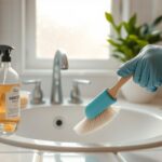 Czym wyczyścić fugi w łazience