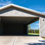 Garaż z płyt betonowych – jak zrobić dach, żeby nie przeciekał? Konstrukcja, spadek i pokrycie Garaż z płyt betonowych – jak zrobić dach