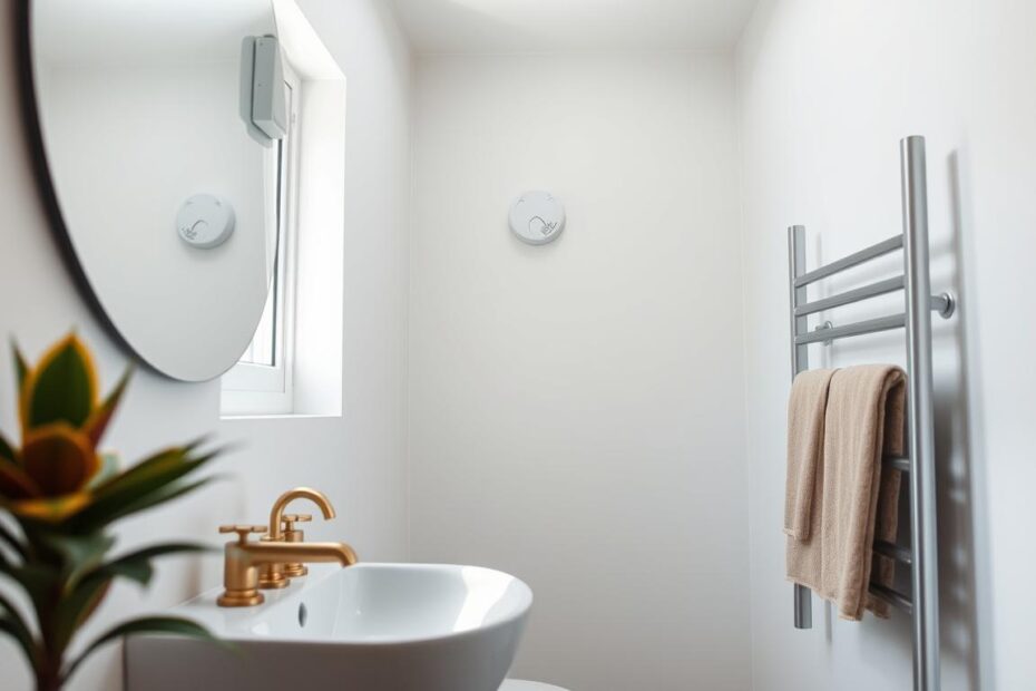 Gdzie zamontować czujnik czadu w małej łazience