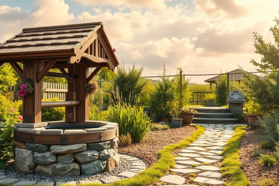 Jak obudować studnię w ogrodzie