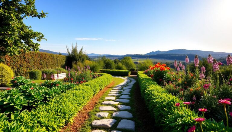 Jak optycznie poszerzyć długi, wąski ogród