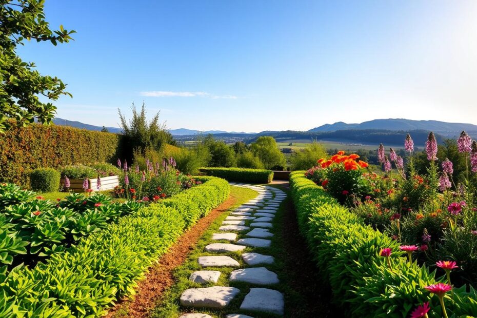 Jak optycznie poszerzyć długi, wąski ogród