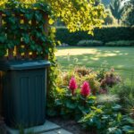 Jak ukryć kosz na śmieci w ogrodzie