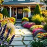 Jak urządzić ogród przed wejściem do domu