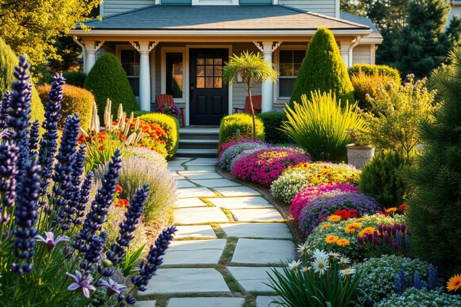 Jak urządzić ogród przed wejściem do domu