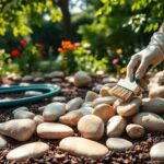 Jak wyczyścić kamyki w ogrodzie