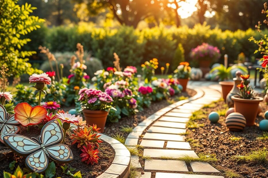 Jak wykorzystać resztki płytek w ogrodzie