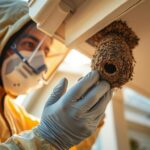 Jak zlikwidować gniazdo os pod dachem bez ryzyka? Bezpieczne metody i kiedy wezwać fachowca Jak zlikwidować gniazdo os pod dachem