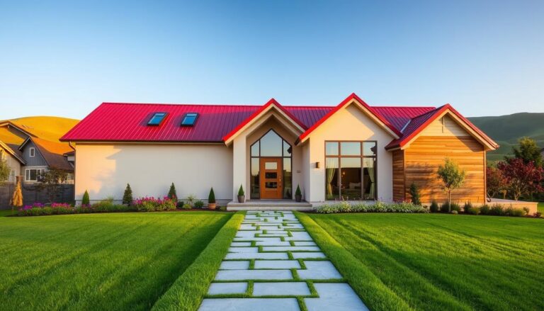 Jaka elewacja do czerwonego dachu